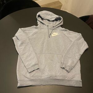 Nike Hoodie - Light blue heathered hoodie